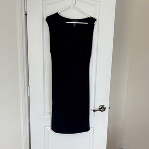 Elegant Navy Sleeveless Dress